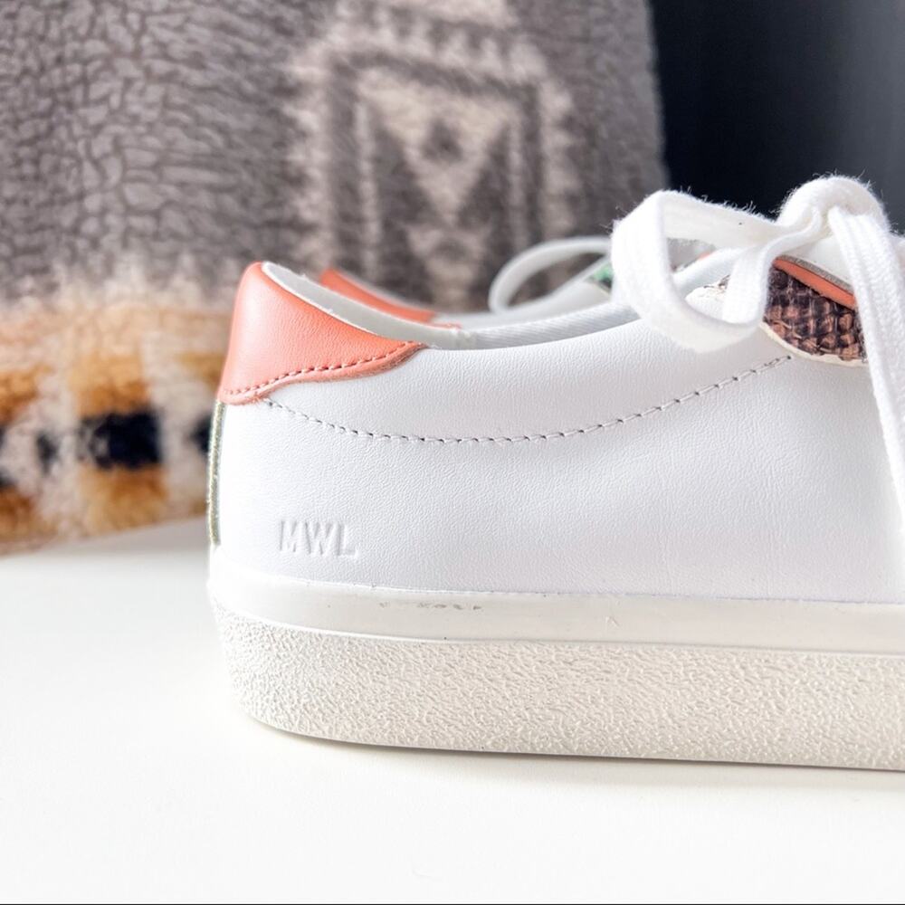 Madewell Sidewalk Papacord Sweet Tulip Low Top Sneakers Women’s Size 9.5 Men’s 8 - Picture 3 of 9